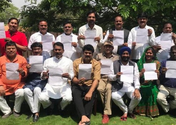 MP crisis: 19 Cong MLAs submit resignations to Speaker