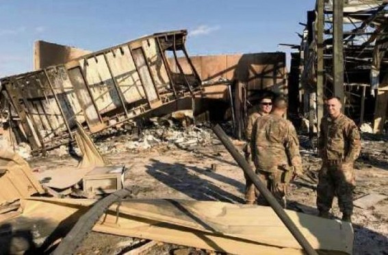 2 rockets hit military base near Baghdad