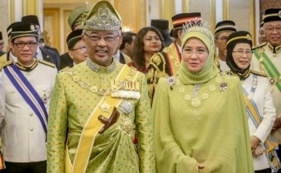 Malay King, Queen under quarantine after staff test COVID-19 positive