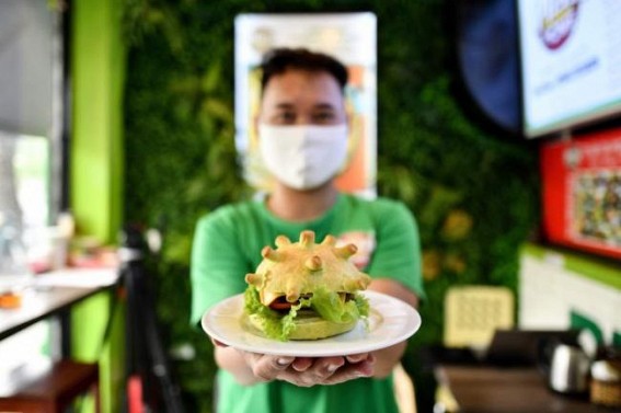 Vietnam chef fights COVID-19 fears with 'Coronaburgers'