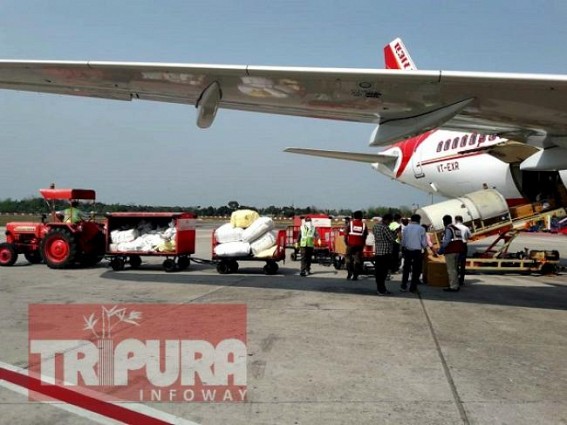Cargo Flight brings Essential Commodities for Tripura