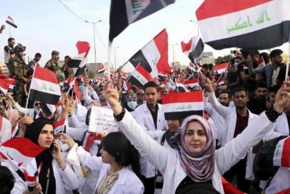 Protests resume in Iraq despite formation of new govt