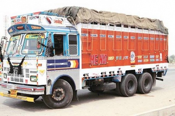 South Tripura check-post opened at border for goods-vehicles 