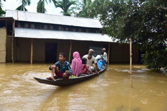 Pre-monsoon floods hit three lakh people in 11 Assam districts