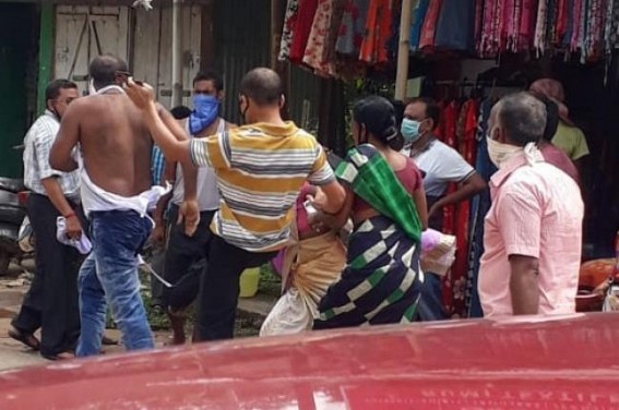 MGNREGA Wage : BJP leader was mass-beaten in Jolaibari