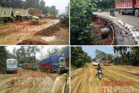VAT Increase Fails to Repair State Roads : â€˜Roller Coasterâ€™ journeys haunt daily travelers across Tripura 