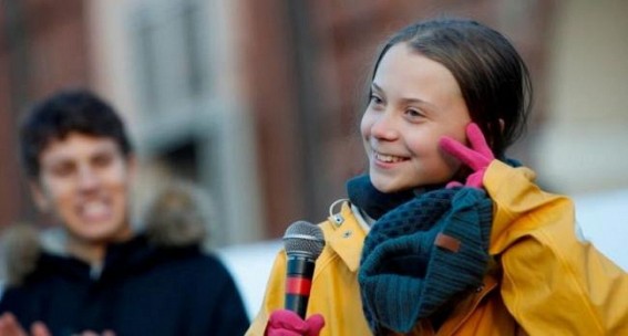 Climate change as urgent as coronavirus: Greta Thunberg