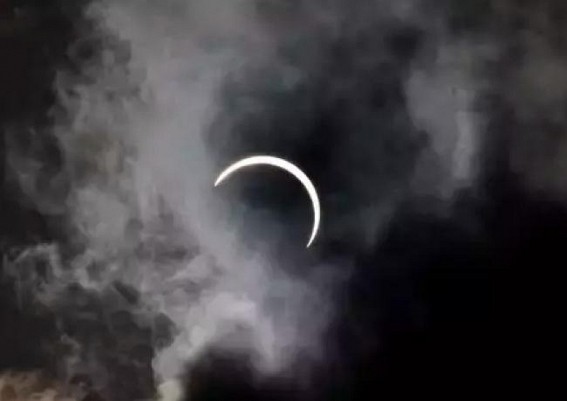 India witnesses annual solar eclipse 2020