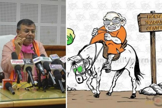No â€˜Double-Engineâ€™ as Tripura Minister Cries over Fund-Shortage : Central BJP caught in MLA â€˜Horse Tradingâ€™ at Rajasthan in Leaked Audiotapes ! Common Men Paying on Petrol, Diesel Hikes