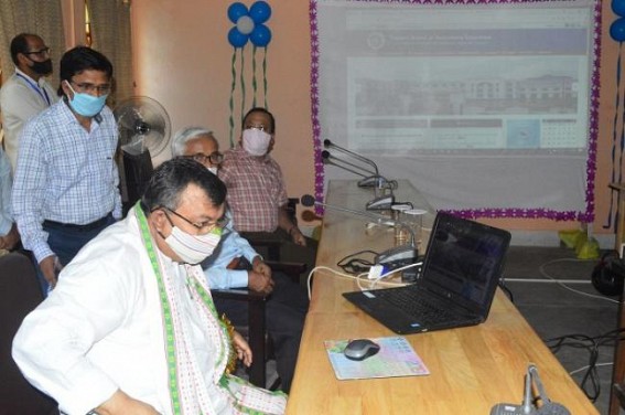 Education Minister inaugurated TBSE Website 