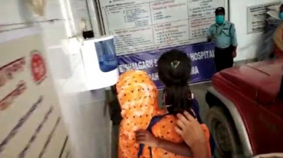 8 years old girl critically injured in road-mishap, admitted in TMC hospital
