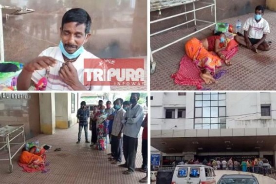 Sabroom to Udaipur to GB to IGM, Husband roamed across State Govt hospitals with injured wife, No Treatment allegedly received in Agartalaâ€™s main referral hospitals : Bed Crisis in GB, Orthopedic shortage in IGM added in excuses 