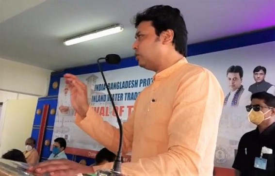 Small Vessel's Arrival day in Sonamura : CM Biplab Deb claimed, 'Model State is almost Ready as I promised'