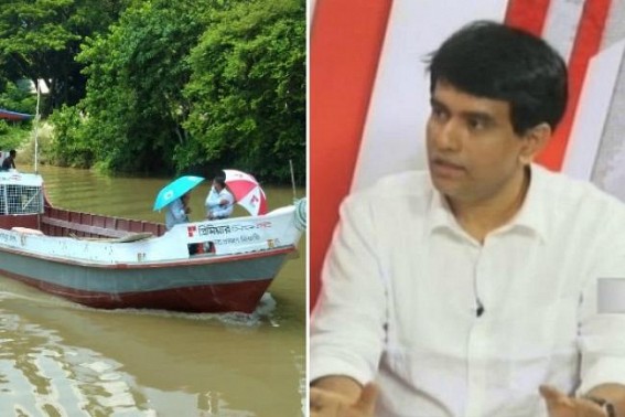 TIWN Editor slammed Tripura BJP Govt for its skill of putting on â€˜TOPIâ€™ on public heads over Sonamura Boat arrival, asked, â€˜If the Boat got stuck in Monsoon, how Boats will come in Dry seasons with poor navigability?'