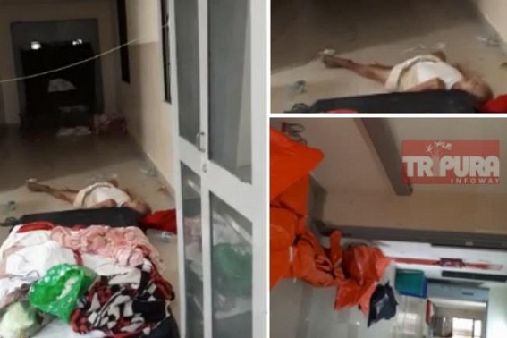 Tripuraâ€™s GB Hospital turned â€˜Death Valleyâ€™ under lameduck Health Minister Biplab Deb : COVID patientâ€™s dead body left lying on Hospital floor, patients dying without proper Healthcare