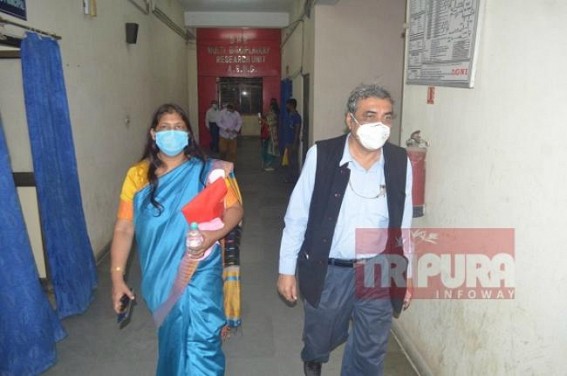 With increasing COVID-Cases, Central Team has arrived in Tripura