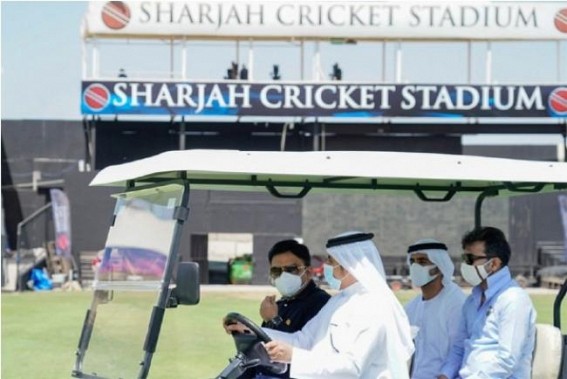 BCCI secy Jay Shah 'satisfied' with facilities at Sharjah Stadium