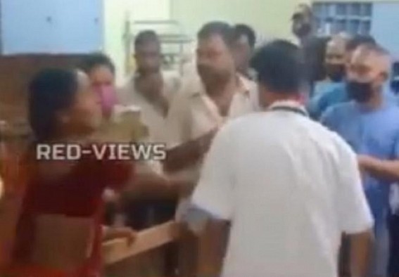 Viral Video : Doctor slapped by Patient Party in Tripura Govt hospital