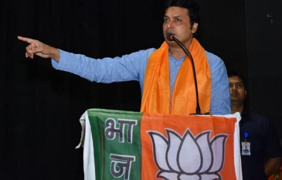 'Will throw CPI-M in Bay of Bengal', claimed CM Biplab Deb