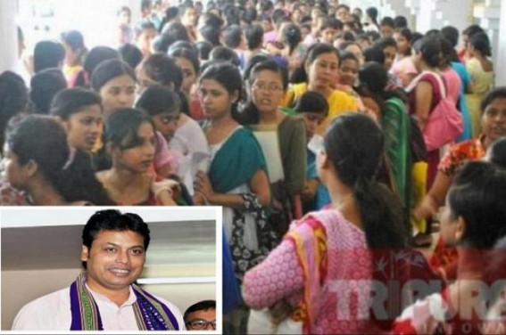 Tripura CM Biplab Deb's latest Lie on Employment Generation has been trolled : Opposition sought publication of 18,500 Recruited Persons' Name-List 