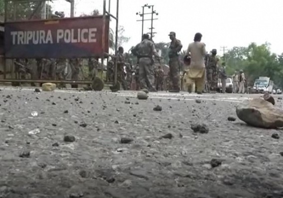 Total 36 injured, 1 died in Tripura Clash among Protesters and Police : Strike Withdrawn at Kanchanpur