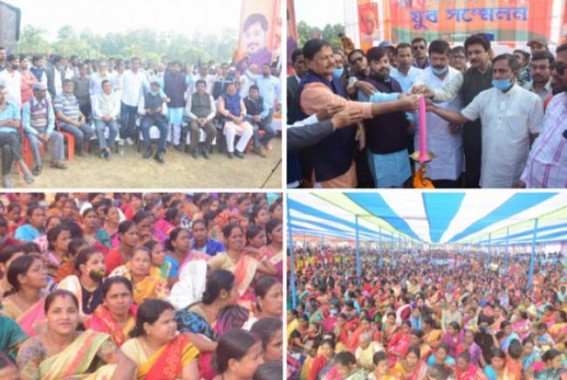 Tripura BJP's majority MLAs unite for 'Biplab Hatao, BJP Bachao' campaign, rebel MLAs led massive rally at Majlishpur nail Biplab's dictatorship