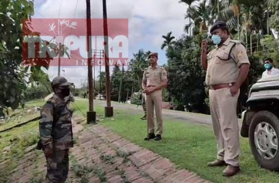 COVID19 : Along with BSF patrolling, Home Dept deployed TSR Jawans in Sensitive Border areas to keep vigil against illegal intrusion