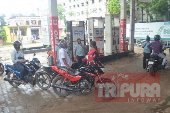 Consumers resented as Petrol price goes Rs. 74.11