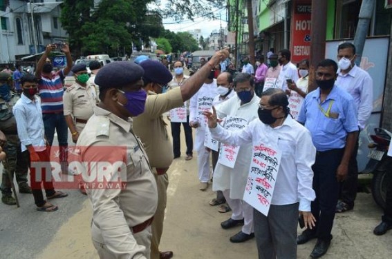 Police dismissed CITUâ€™s protest, sent back all to Party office 