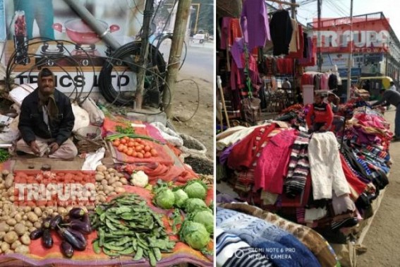 Slowdown hits Per Capita Income in Tripura : Massive debts, 'No work' in Urban, Rural bodies, Poor Economy hits  hawkers, footpath sellers 