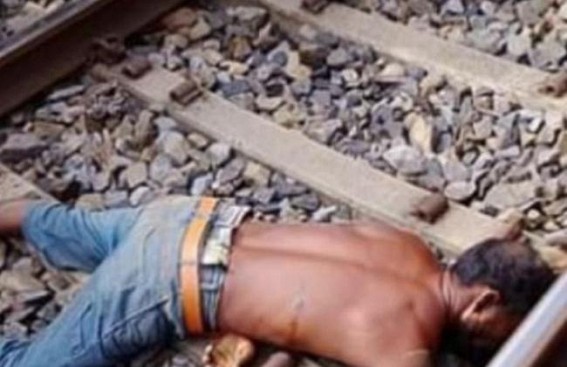 Dead body found on Lalchara Railway tracks, Dharmanagar : Suspected as â€˜murderâ€™