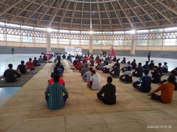 Yoga Camp organized by Assam Rifles 