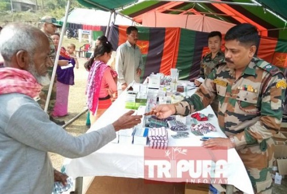 Assam Rifles organized Medical Camp in South Tripura