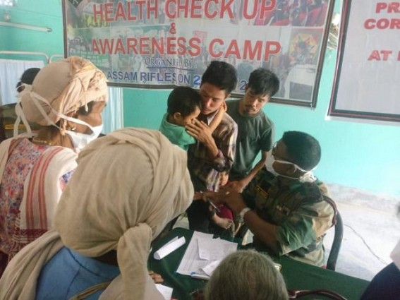 Assam RiflesÂ held free medical camp 
