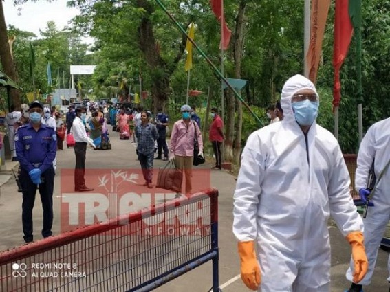 Stranded people arrived from Bangladesh sent for 7 days quarantine, Tripura Health Dept assures everyoneâ€™s COVID-19 Test 