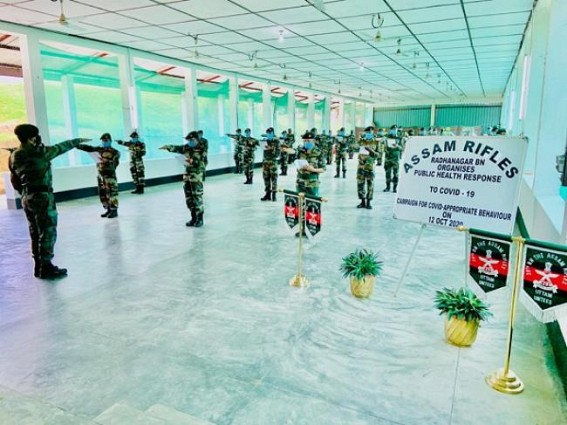 â€˜Jan Andolan Campaignâ€™ for COVID 19 organized by Assam Rifles 