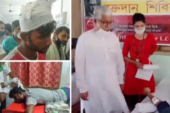 BJPâ€™s brutal attack in CPI-Mâ€™s Blood Donation camp injured 5 persons : Former CM Manik Sarkar calls BJP â€˜Insecureâ€™ and â€˜Frustratedâ€™