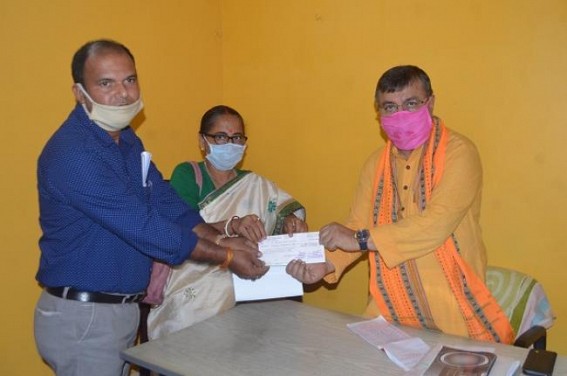Rs. 16.3 Crore donated in Tripura CM relief fund in COVID-19 crisis