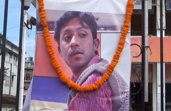 Tripura paid tribute to Late Journalist Santanu Bhoumik 