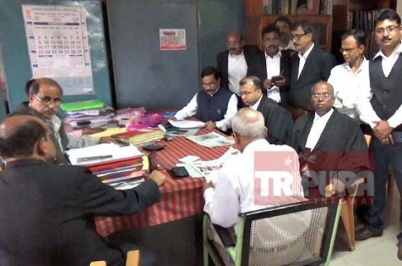 After BJPâ€™s massive defeat in Tripura Bar Association Election, BJP now claimed, â€˜BJP to win 11 out of 11 seats in High Court Bar Association Electionâ€™ : Nomination Submitted