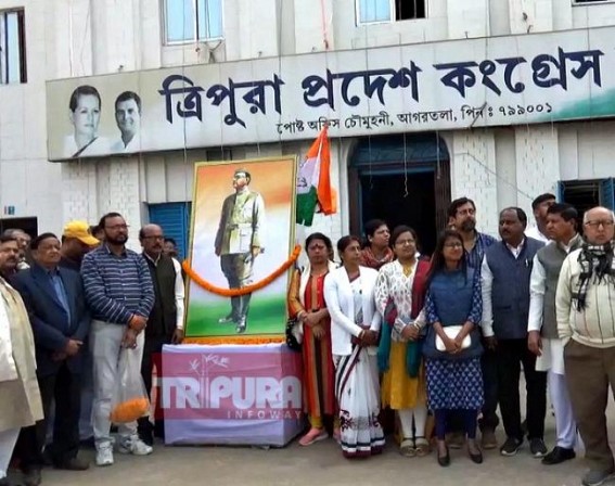 Tripura Congress celebrates 124th Birth Anniversary of Netaji Subhash Chandra Bose
