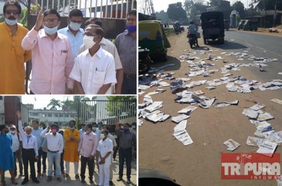 Mafia-style Attack on Newspaper Circulation in Tripura : Journalists give ultimatum of 24 hrs to Police to arrest the Criminals 