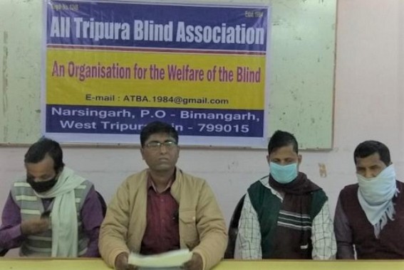 'All Tripura Blind Association' raised 14-points demand 