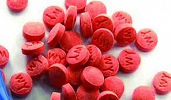 Police arrested Narcotics Smuggler Ramu Saha : 41.472 Drug tablets seized, Tripura Police continued tough action against criminals