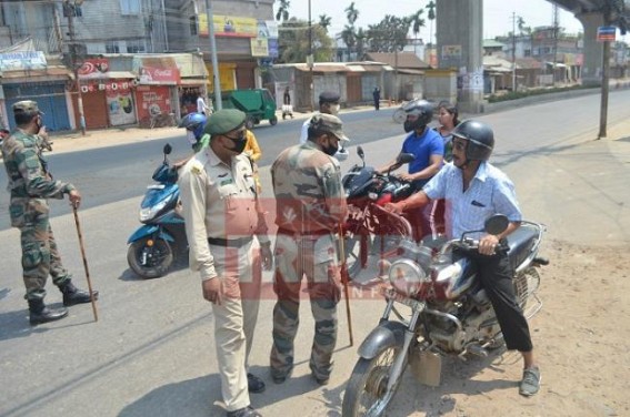 Curfew in Tripura, lockdown strictly imposed