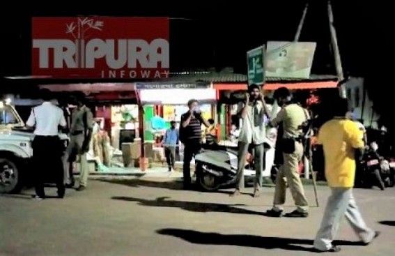 Tripura Police punished man on spot for not wearing mask
