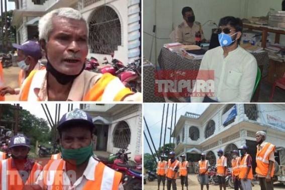 Chaos in Agartala as fights erupted between CWC Engineer and AMC workers over open urination by AMC worker amid COVID19 pandemic : Engineer detained after AMC workers protested, FIR lodged 