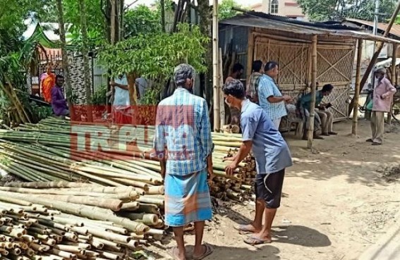 Tripura Border areaâ€™s people dismantled â€˜Lockdownâ€™ on Second Day
