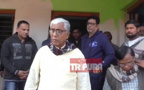 3 CPI-M Party offices burnt in Agartala : â€˜These are signs of BJPâ€™s weaknessâ€™, says Manik Sarkar
