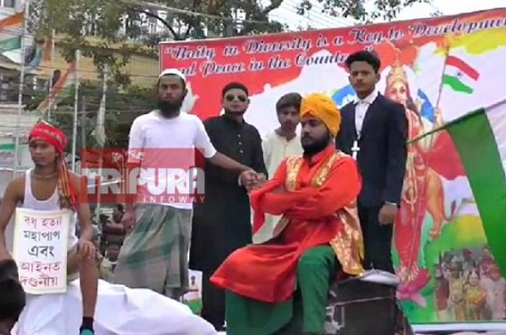 â€˜Bharat Mataâ€™ staged with Secularism flavor in Sudip Barmanâ€™s rally